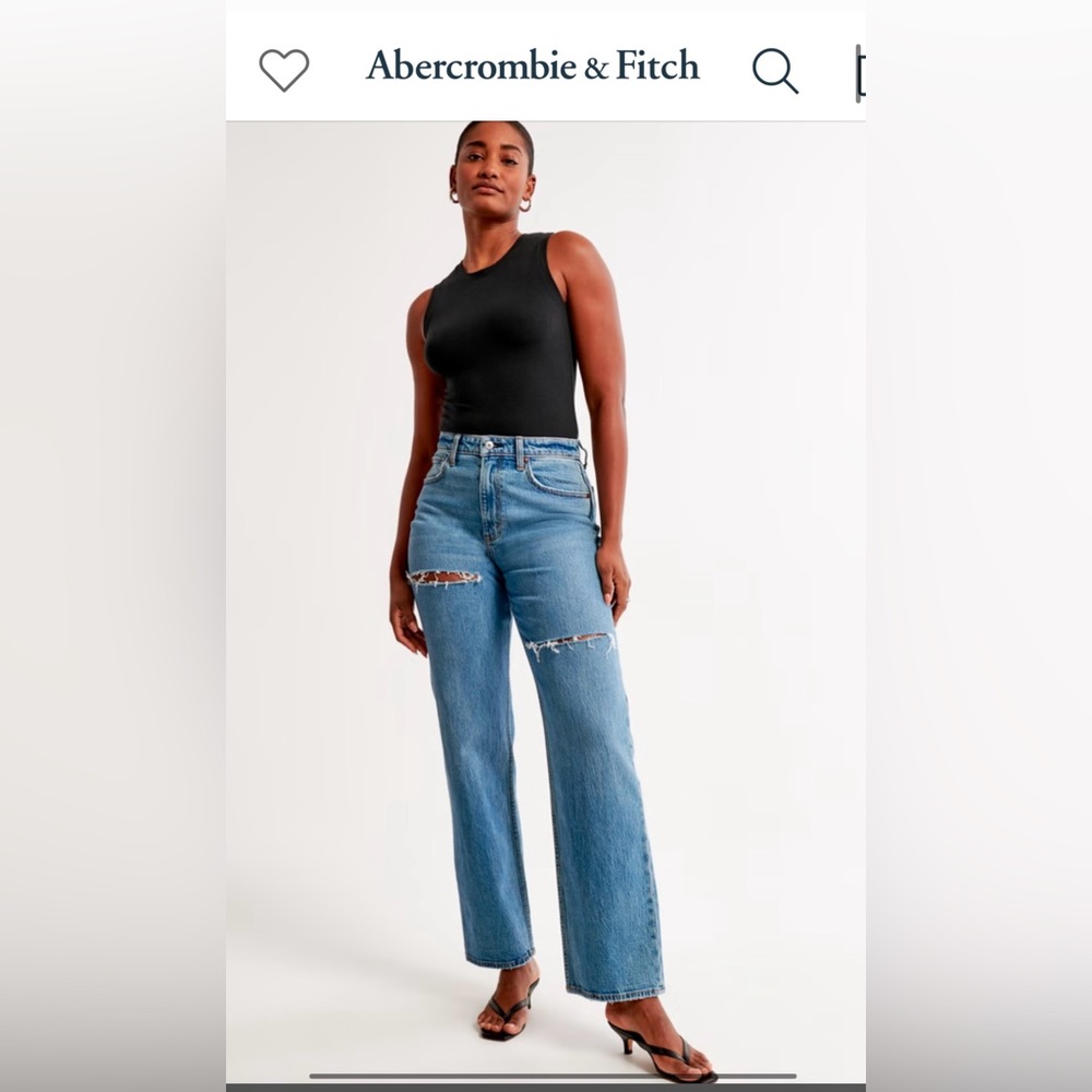 Abercrombie & Fitch Blue Flare Jeans
